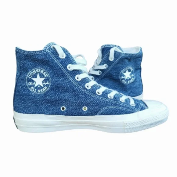 Converse Chuck 70 Taylor Renew High Top All Star Denim Blue Sneaker 11 Men 9 - Picture 2 of 14